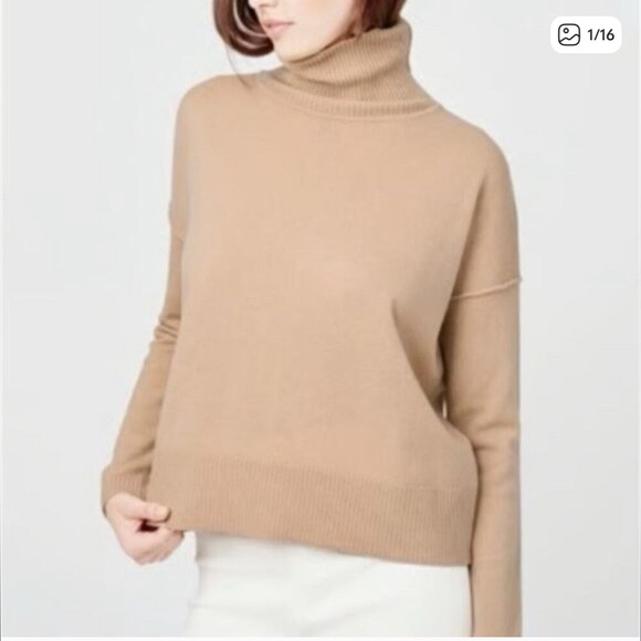 Cuyana Wool Cashmere Turtleneck Sweater - Picture 8 of 8